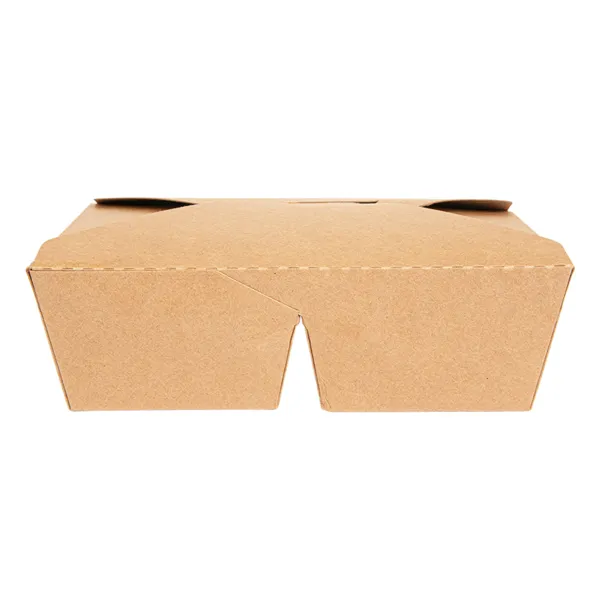 Cajas americanas de 2 compartimentos cartón kraft