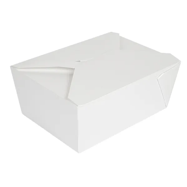 Cajas americanas microondables de cartón blanco "THEPACK""