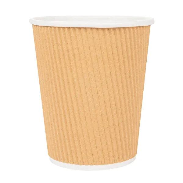 Vasos de cartón kraft para café doble revestimiento