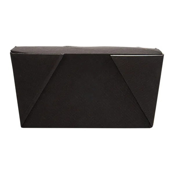 Cajas americanas microondables de cartón negro "THEPACK""