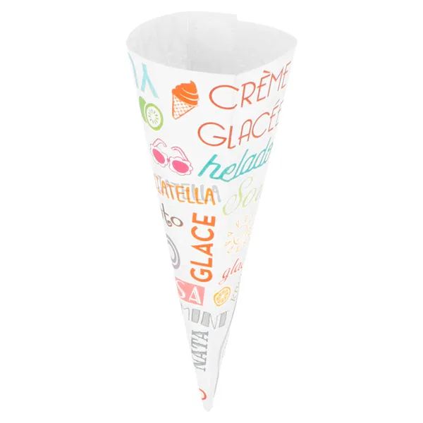 Conos de papel para helado "PAROLE"