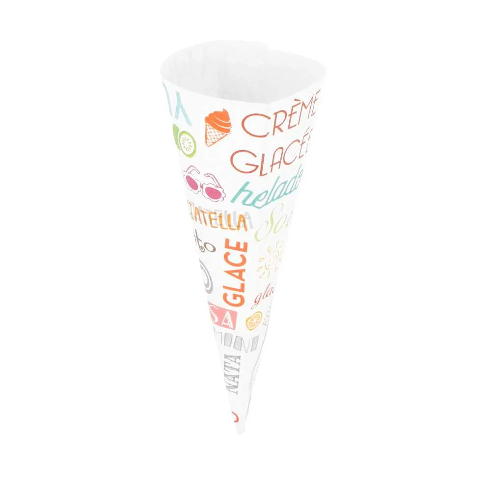 Conos de papel para helado "PAROLE"