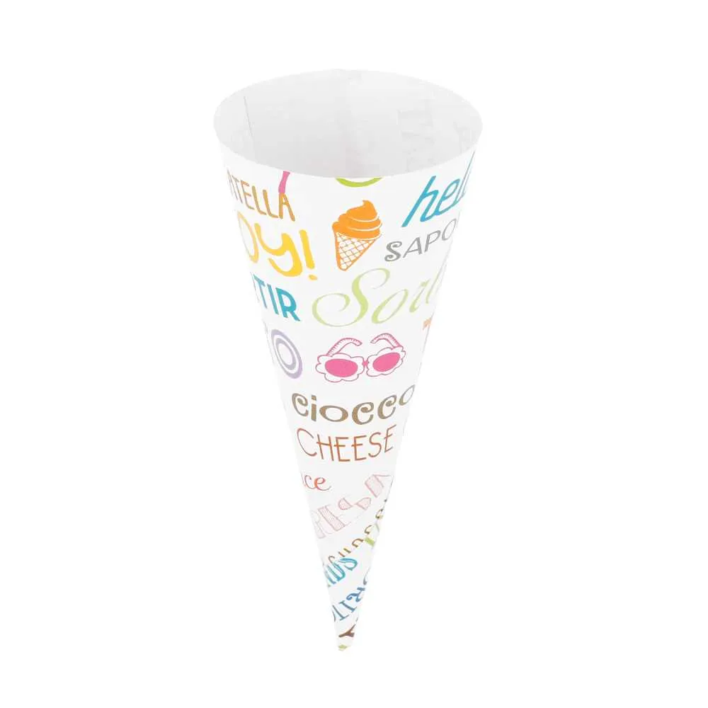 Conos de papel para helado "PAROLE"