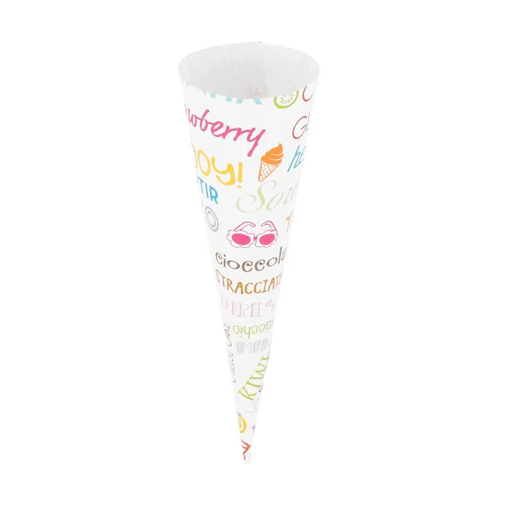Conos de papel para helado "PAROLE"