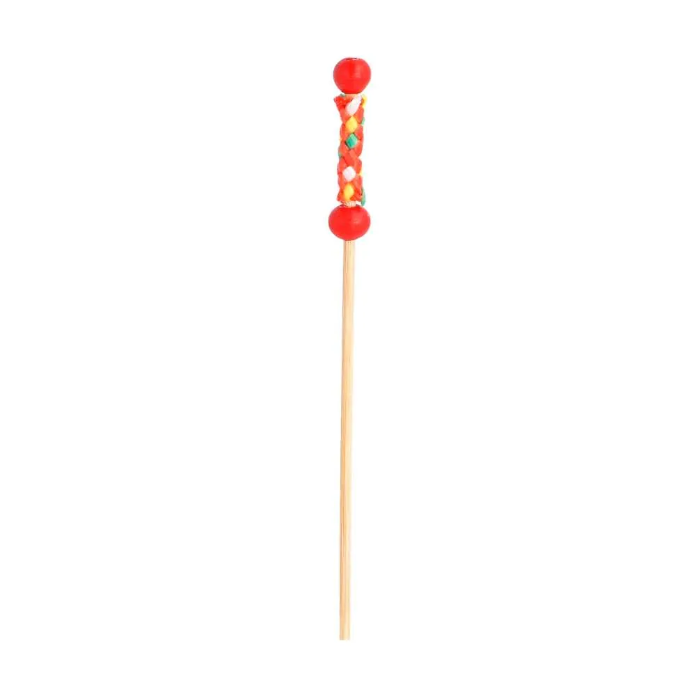 Picks "perla" 12 (h) cm rojo bambú
