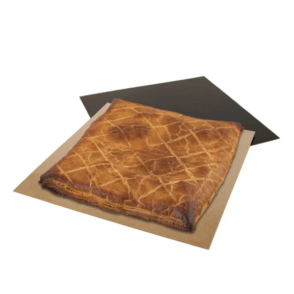 Cartones cuadrados pastelería a doble cara Chocolate / Praliné