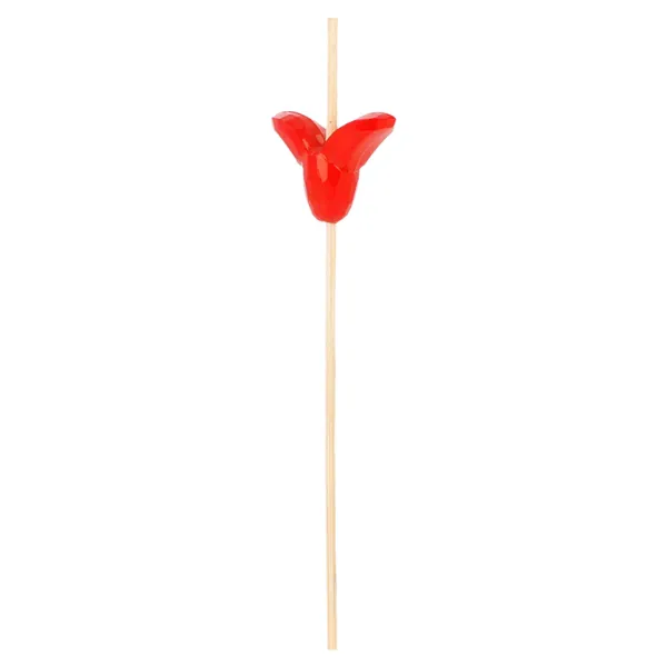 Picks de bambú en forma de Tulipán