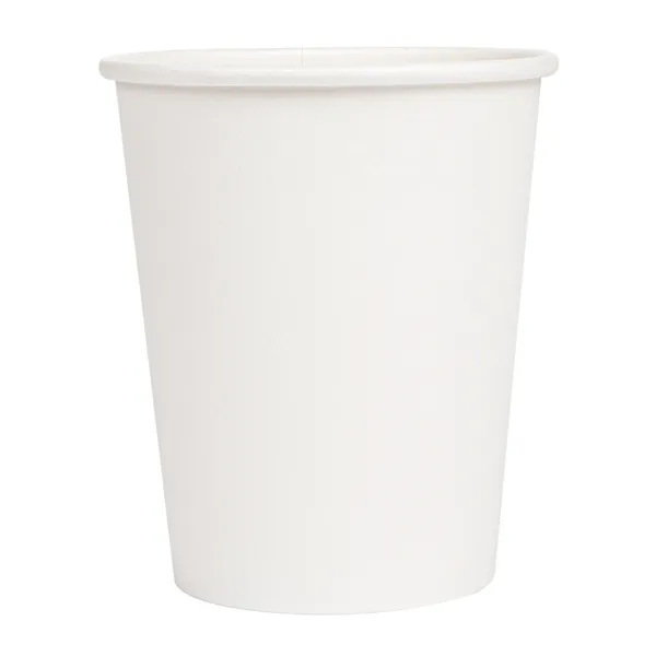 Vasos de cartón blanco para café 1 pared