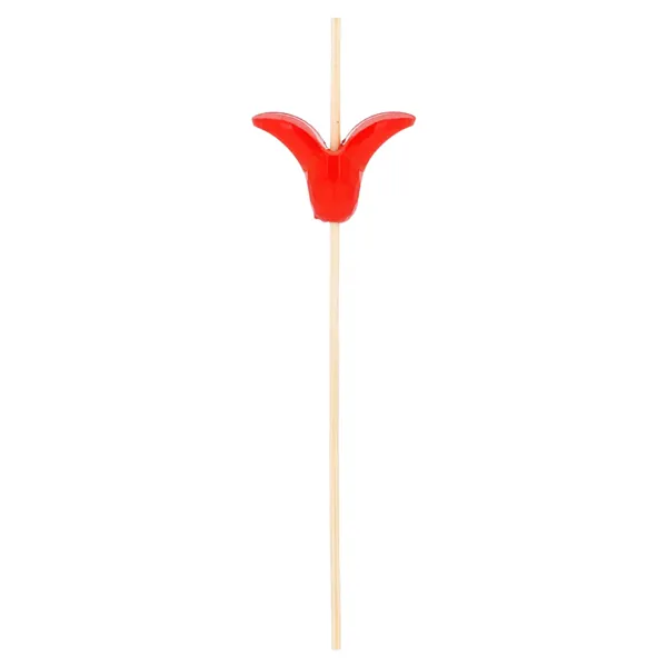 Picks de bambú en forma de Tulipán