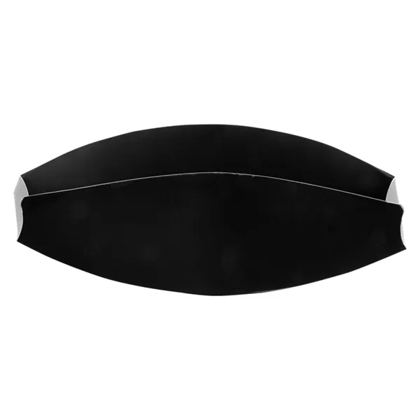 Vasos de cartoncillo negro con cierre para patatas fritas
