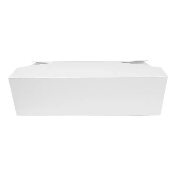 Cajas americanas microondables de cartón blanco "THEPACK""