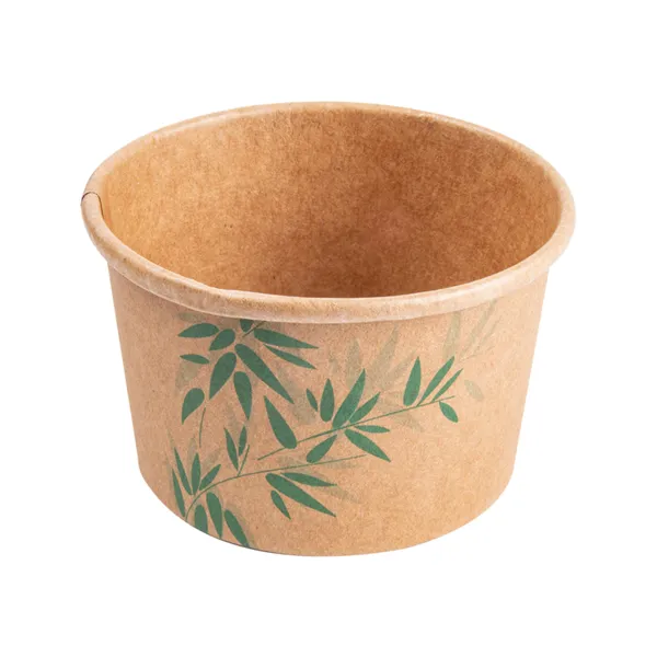 Tarrinas de cartoncillo kraft para helados "FEEL GREEN"