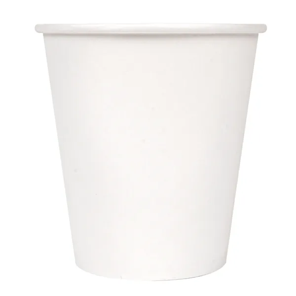 Vasos de cartón blanco para café 1 pared