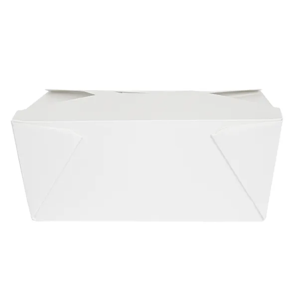 Cajas americanas microondables de cartón blanco "THEPACK""