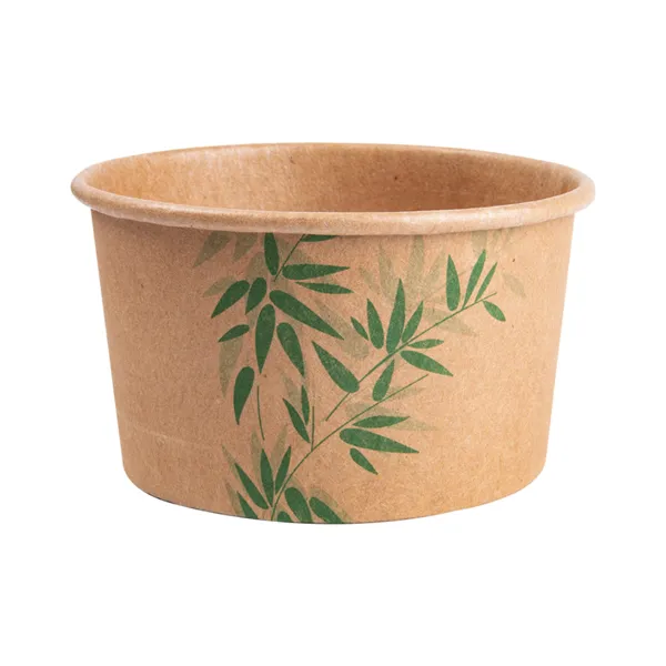 Tarrinas de cartoncillo kraft para helados "FEEL GREEN"