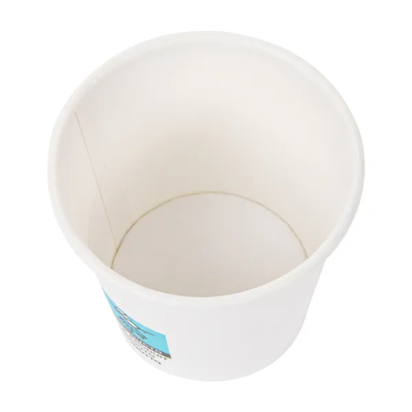 Vasos de cartón blanco para café 1 pared