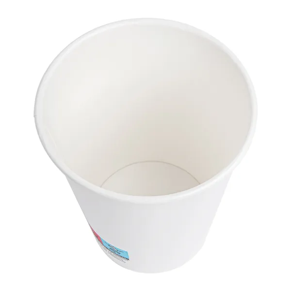 Vasos de cartón blanco para café 1 pared
