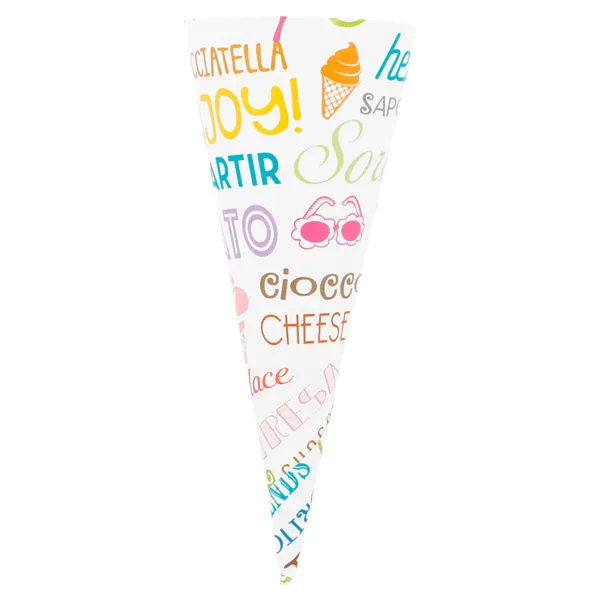 Conos de papel para helado "PAROLE"