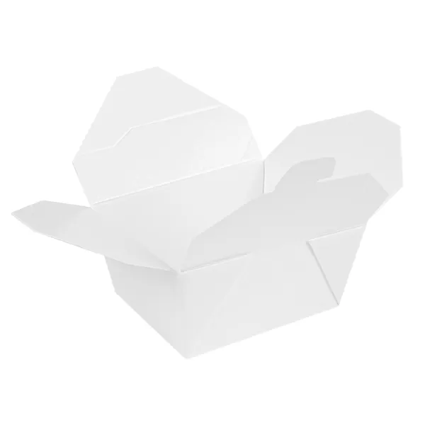 Cajas americanas microondables de cartón blanco "THEPACK""