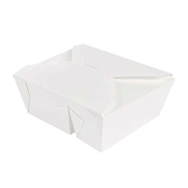 Cajas americanas de 2 compartimentos cartón blanco