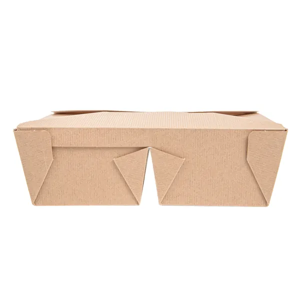 Cajas americanas de 2 compartimentos cartón kraft