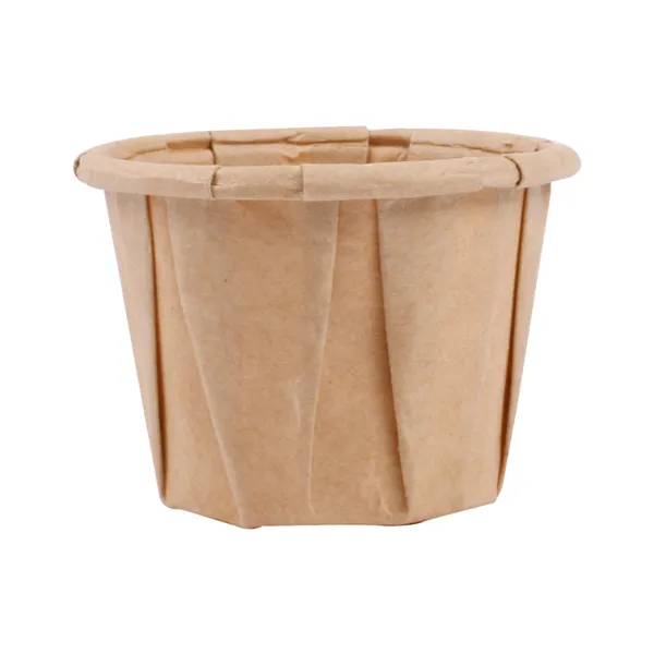 Tarrinas de papel antigrasa plisado kraft