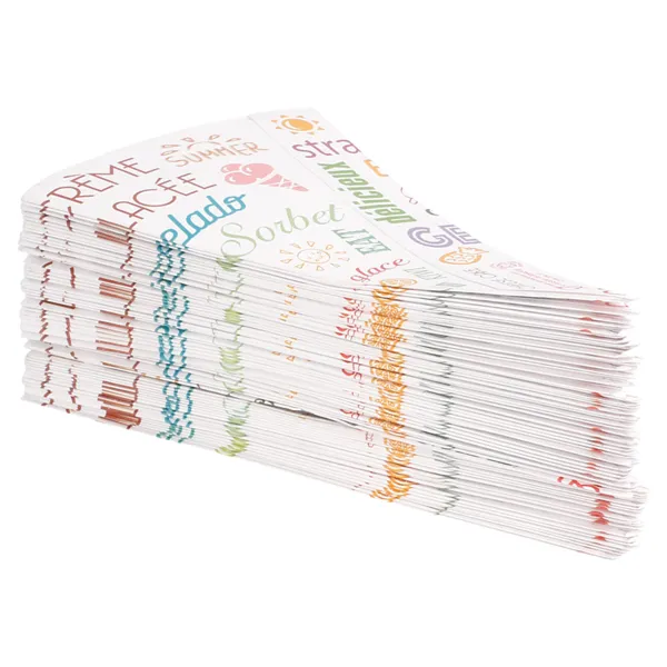 Conos de papel para helado "PAROLE"