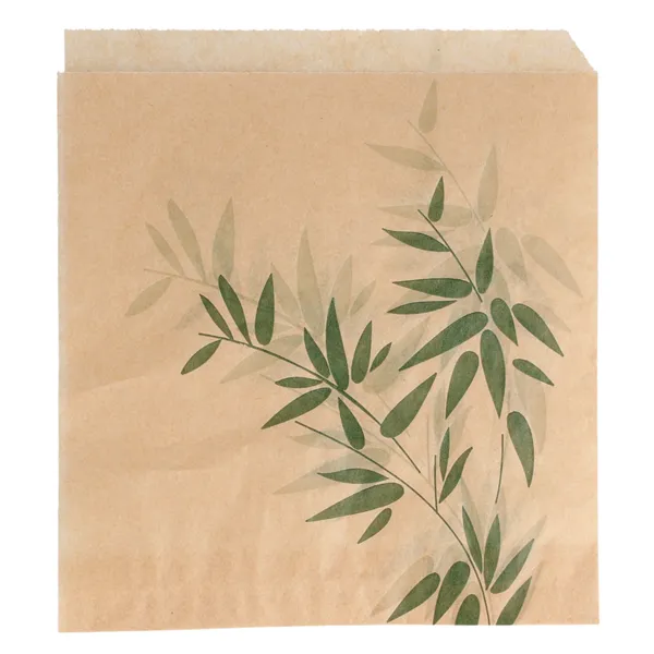 Papel antigrasa abierto 2 lados kraft "FEEL GREEN"