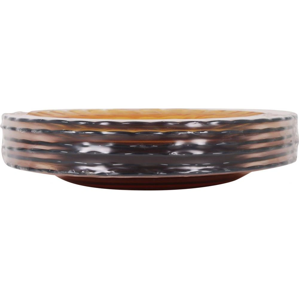 Plato Llano Ambar Picardie Vidrio Duralex