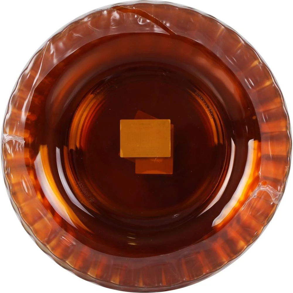 Plato Llano Ambar Picardie Vidrio Duralex
